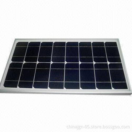 20 to 25W PV Solar Panel with 156 x 156 Mono-crystalline Solar Cell